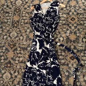 Diane Von Furstenburg maxi wrap dress
